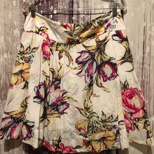 Cabi floral skirt size 8